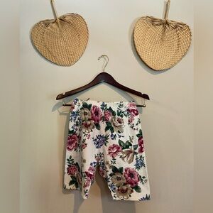 L.A.Sport flower spandex shorts.